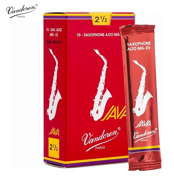 Vandoren Java Filed Red Cut Sax Alto Nº 2.5 (Unidade)