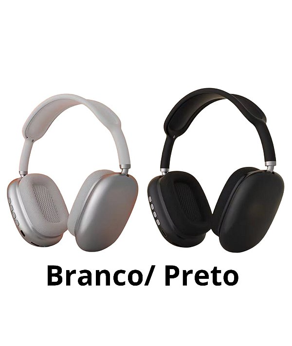 Fone de Ouvido P9 Air Bluetooth Estéreo Sem Fio com Microfone HIFI Max