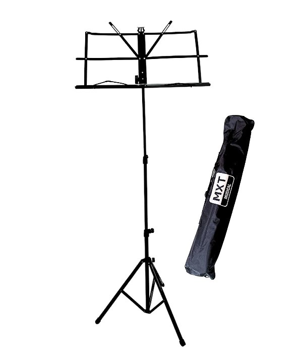 Estante de Partitura MXT Dobrável e Portátil c/ Bag