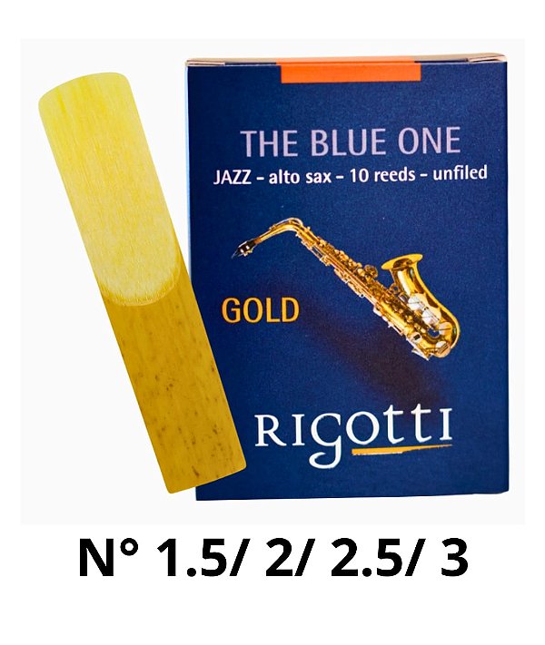 Palheta Rigotti Sax Alto Jazz Gold