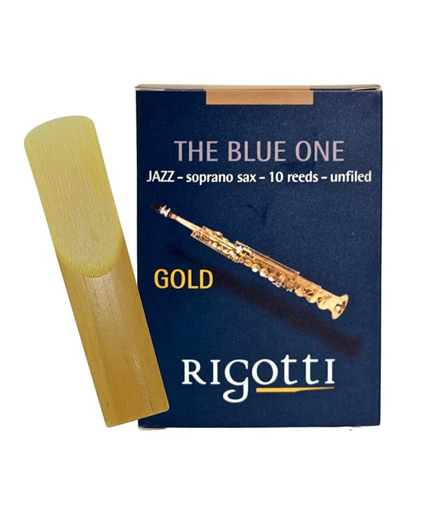 Palheta Rigotti Sax Soprano Jazz Gold