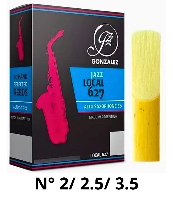 Palheta Sax Alto Gonzalez Jazz Local 627