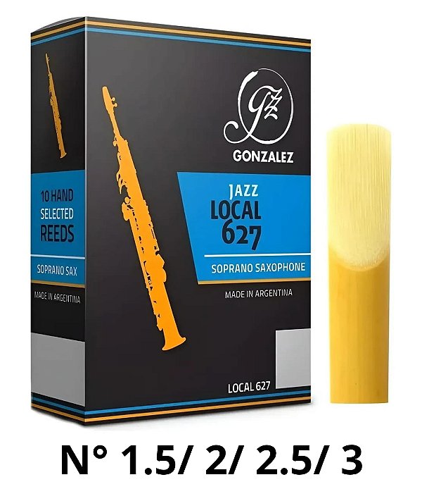 Palheta Sax Soprano Gonzalez Jazz Local 627