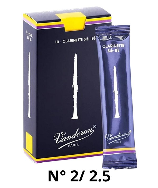 Palheta Vandoren Paris Tradicional Clarinete