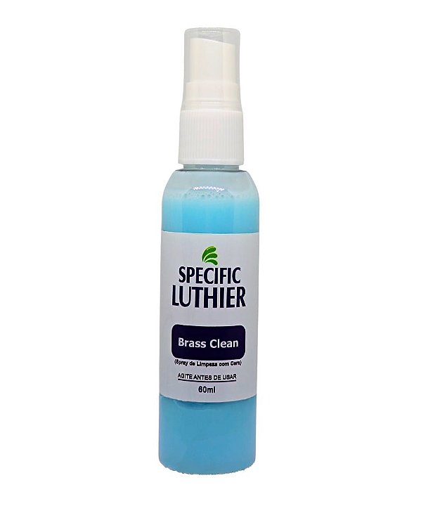 Brass Clean Specifc Luthier Spray de Limpeza e Proteção com Cera p/ Instrumentos Musicais
