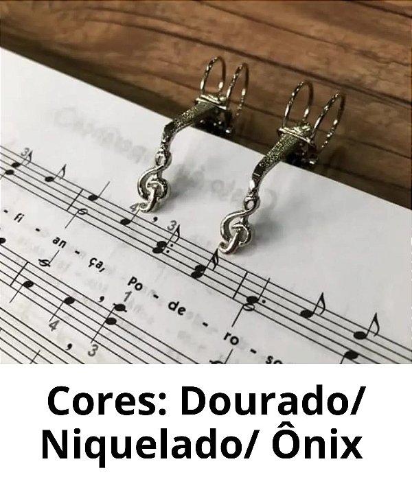 Prendedor de Hinário CCB Partitura (Par)