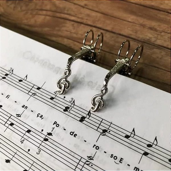 Prendedor de Hinário CCB Partitura (Par)