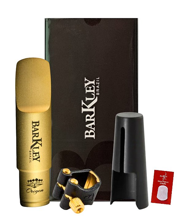 Boquilha Metal Sax Alto n7 Barkley MAVRUD Gold Completa