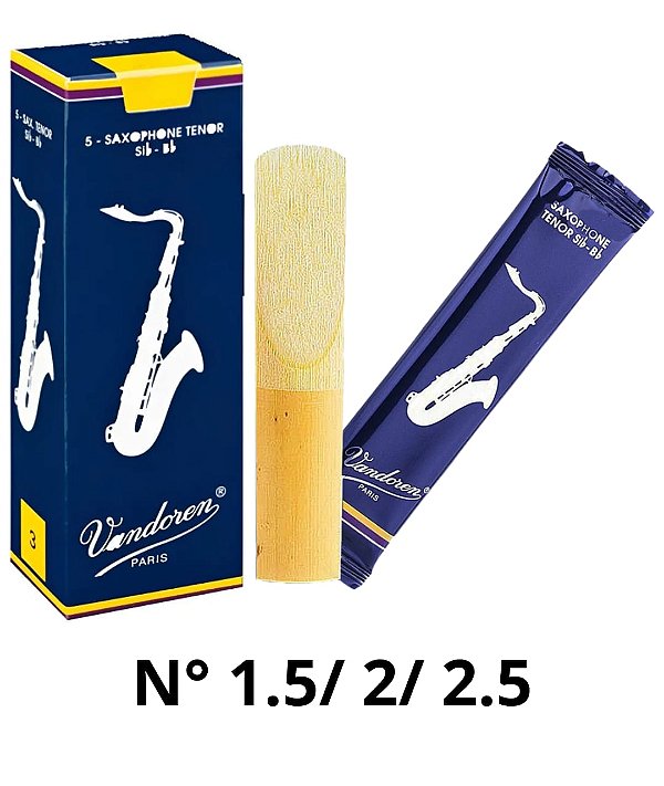 Palheta Vandoren Paris Tradicional Sax Tenor