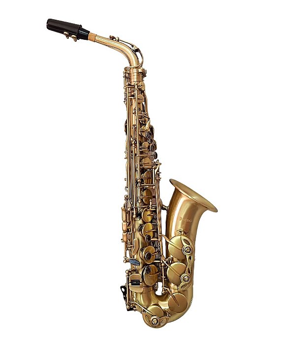 Sax Alto Verniz Escovado semi envelhecido Mib VEDO Novo