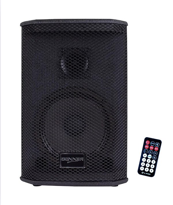 Caixa Acústica Ativa Donner Saga 6A PT 100W RMS