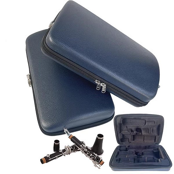 Case Compacto para Clarinete Super Moderno em Couro Ecológico
