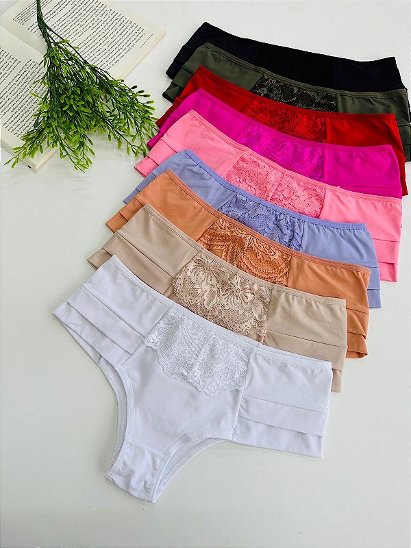 Calcinha Alina - Tanga Confortável - Modelagem Perfeita