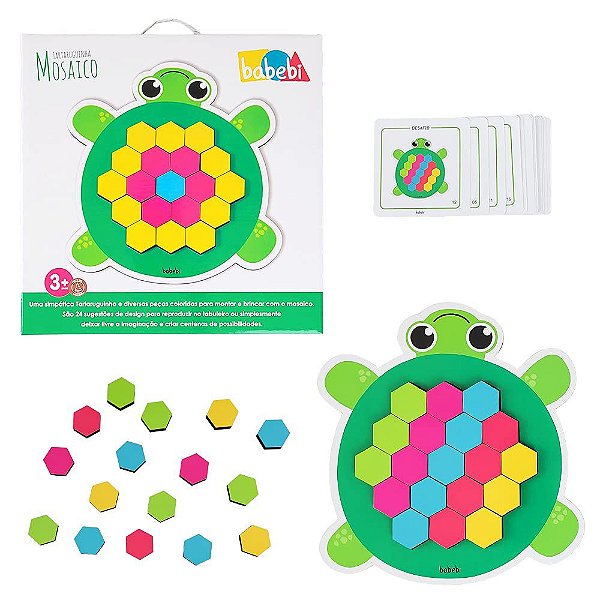 Tartaruguinha Mosaico - Babebi