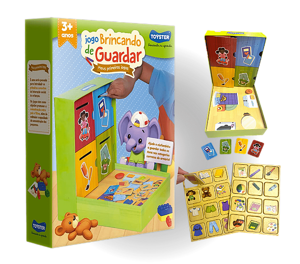 Jogo Brincando de Guardar - Toyster
