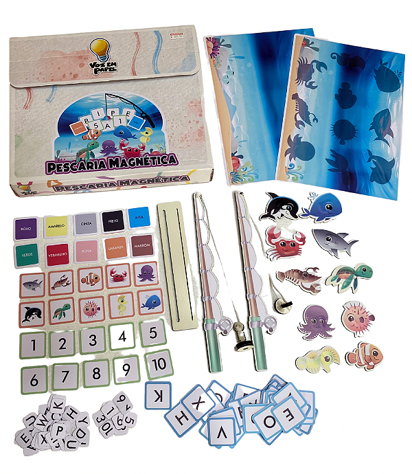 Jogo Pescaria Magnética - Voz em Papel