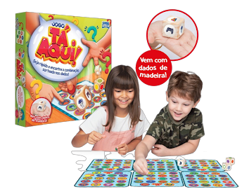 Jogo Tá Aqui! - Jogo de Ação - Toyster Brinquedos