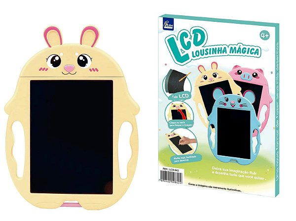 Lousinha Mágica Tela LCD Coelho Amarelo - Fenix