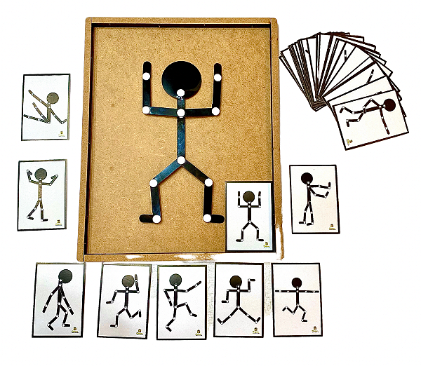 Boneco Articulado - Materiais para Brincar