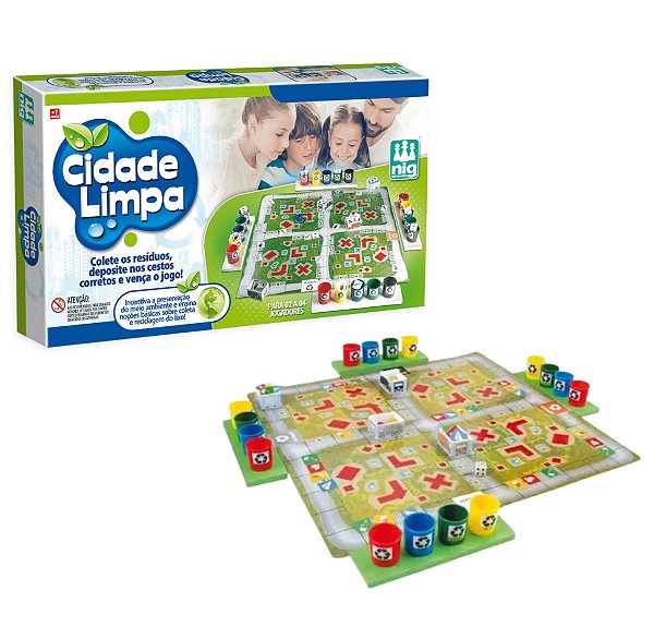 Jogo Cidade Limpa - Nig Brinquedos