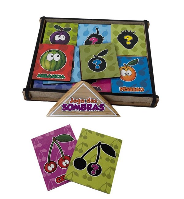 Jogo das Sombras Frutas - Maninho
