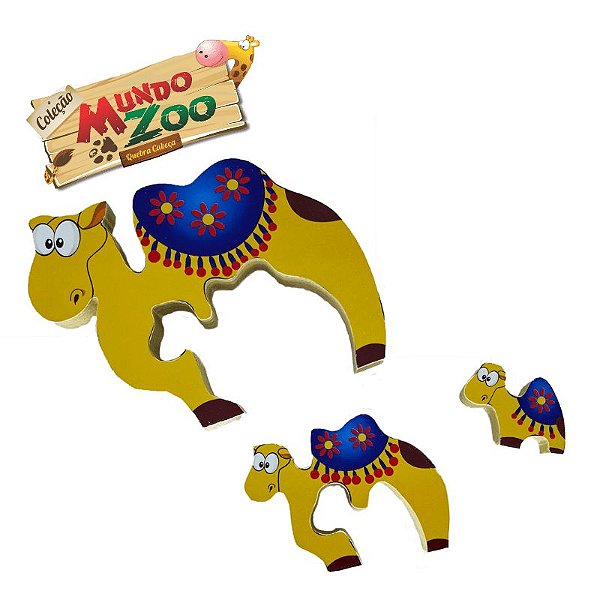 Quebra Cabeça Zoo Camelo - Maninho