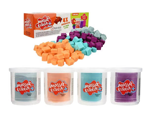 Massa Estrela 4x Super Potes - Estrela