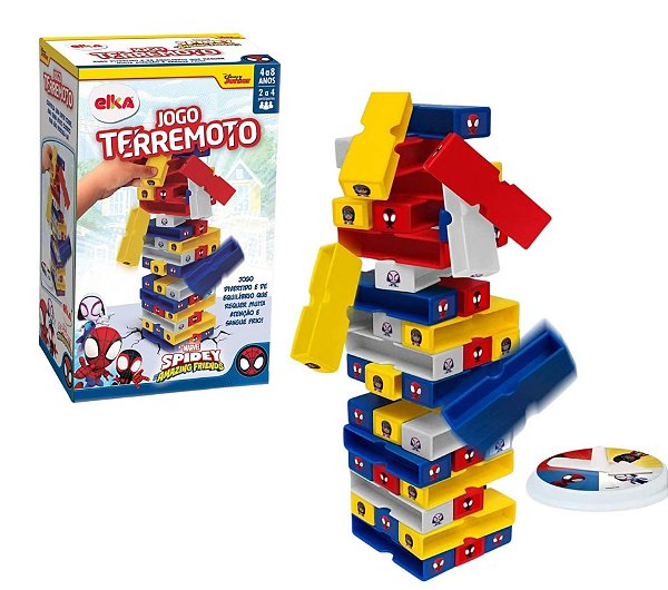 Jogo Terremoto Spidey - Elka