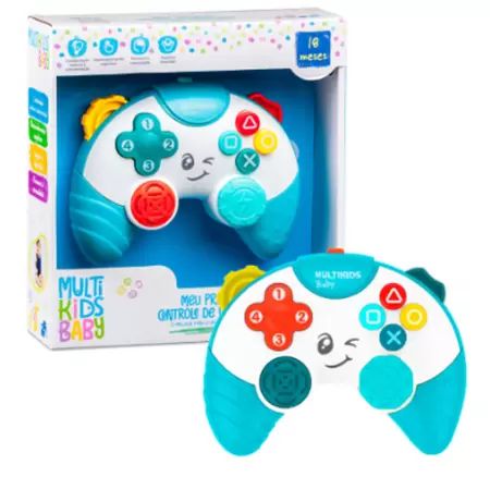 Brinquedo Meu Primeiro Controle de Videogame - MultiKids