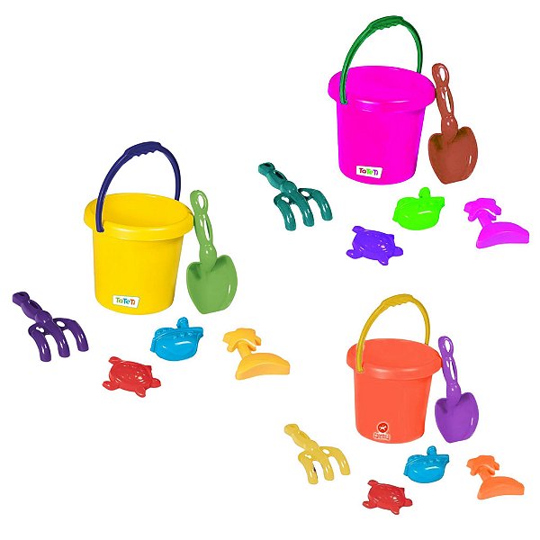 Balde com Pás Sortido - Tateti