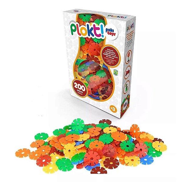 Plokt 200 Peças - Pakitoys