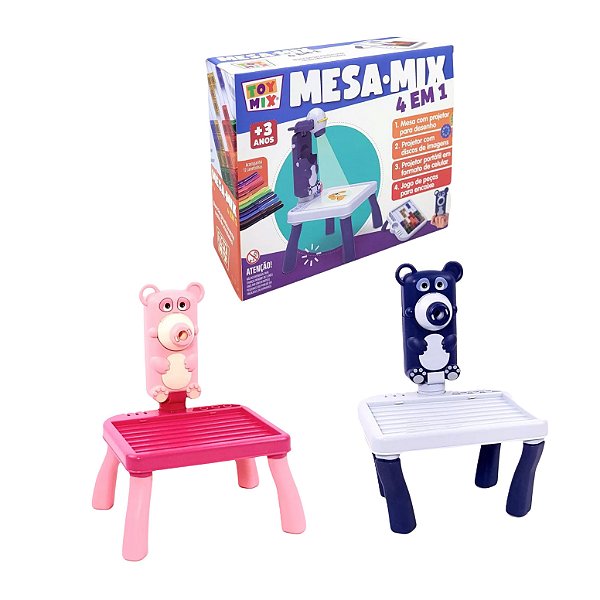 Mesa Mix Projetor 4 em 1 - Toy Mix