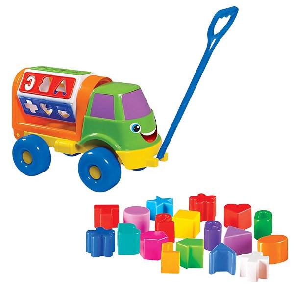 Caminhão Sorriso Didático - MercoToys