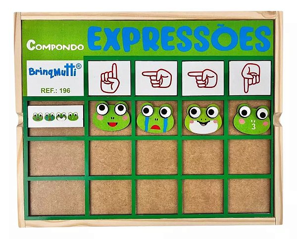 Brinquedo Compondo Expressões -  BrinqMutti