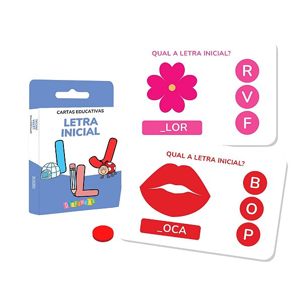 Cartas Educativas Letra Inicial - DiBrincar