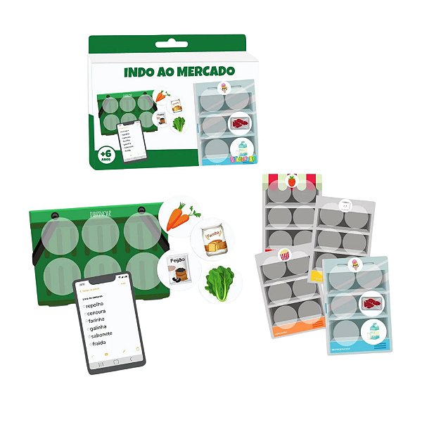 Jogo Indo ao Mercado - DiBrincar