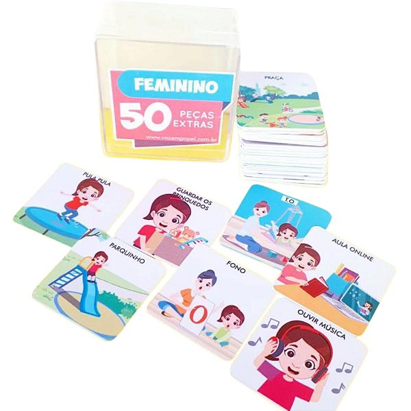 Kit Feminino 50 Peças - Voz em Papel