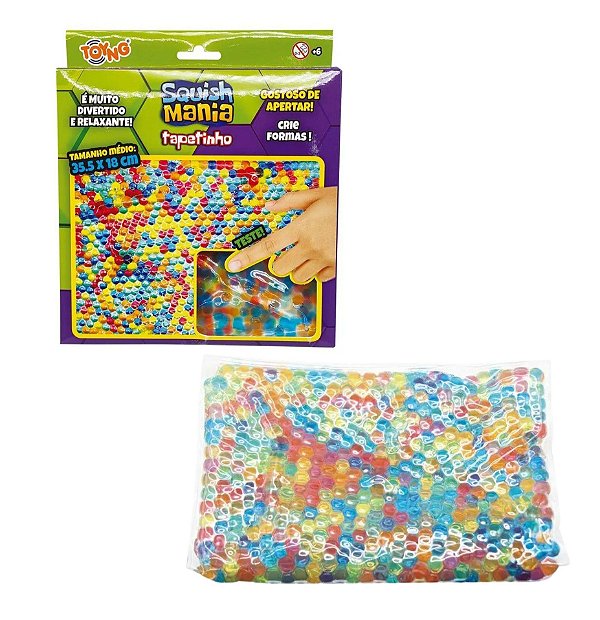 Tapete Sensorial Gel Squish Mania Tapetinho 35,5 x 17,5 - Toyng