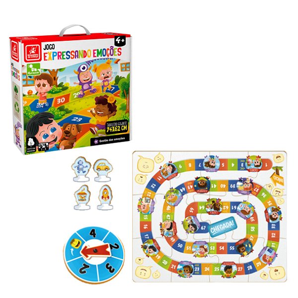 Jogo Expressando Emoções - Brincadeira de Criança