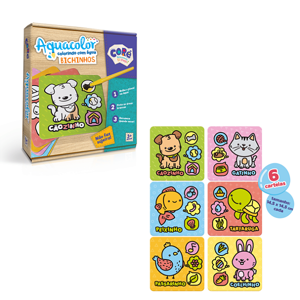 Aquacolor Colorindo com Água Bichinhos - Toyster