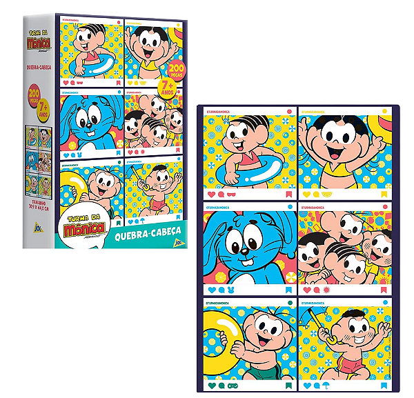Quebra Cabeça Turma da Mônica - Toyster