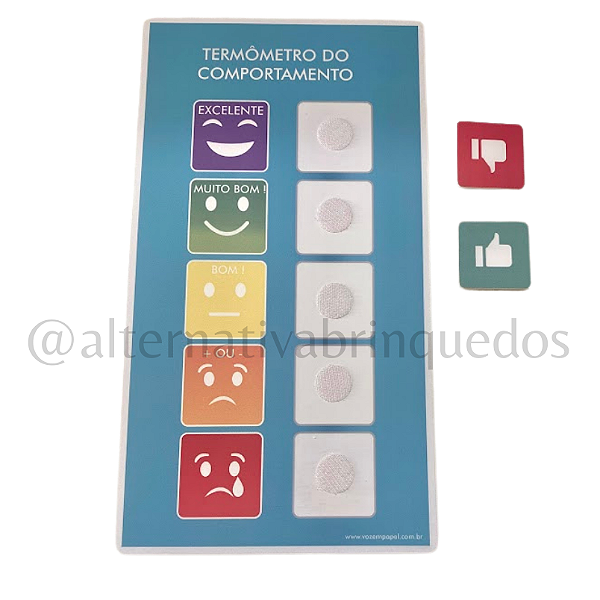 Termômetro do Comportamento - Voz em Papel