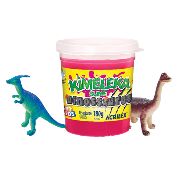 Kimeleka Slime Dinossauros Sortido Sensorial - Acrilex