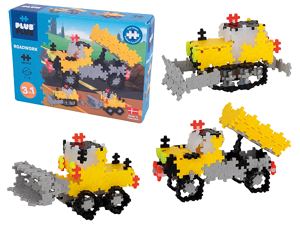 PlusPlus 220 Peças de Montar 3 em 1 Construção - SteamToy