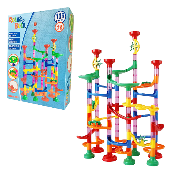 Rola Bola 109 Peças - SteamToy