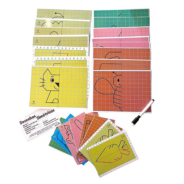 Desenhos Simétricos - Materiais para Brincar