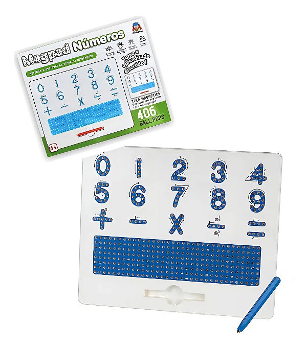 Magpad Números - Braskit