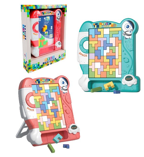 Encaixe Tetris Poli Bricks - Polibrinq