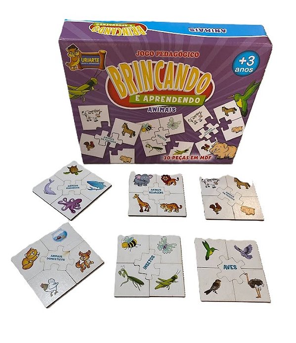 Brincando e Aprendendo Animais - Uriarte