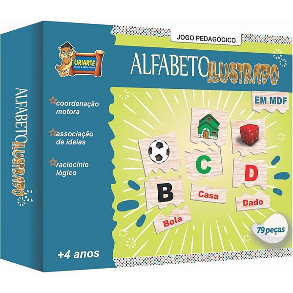 Jogo Alfabeto Ilustrado - Uriarte